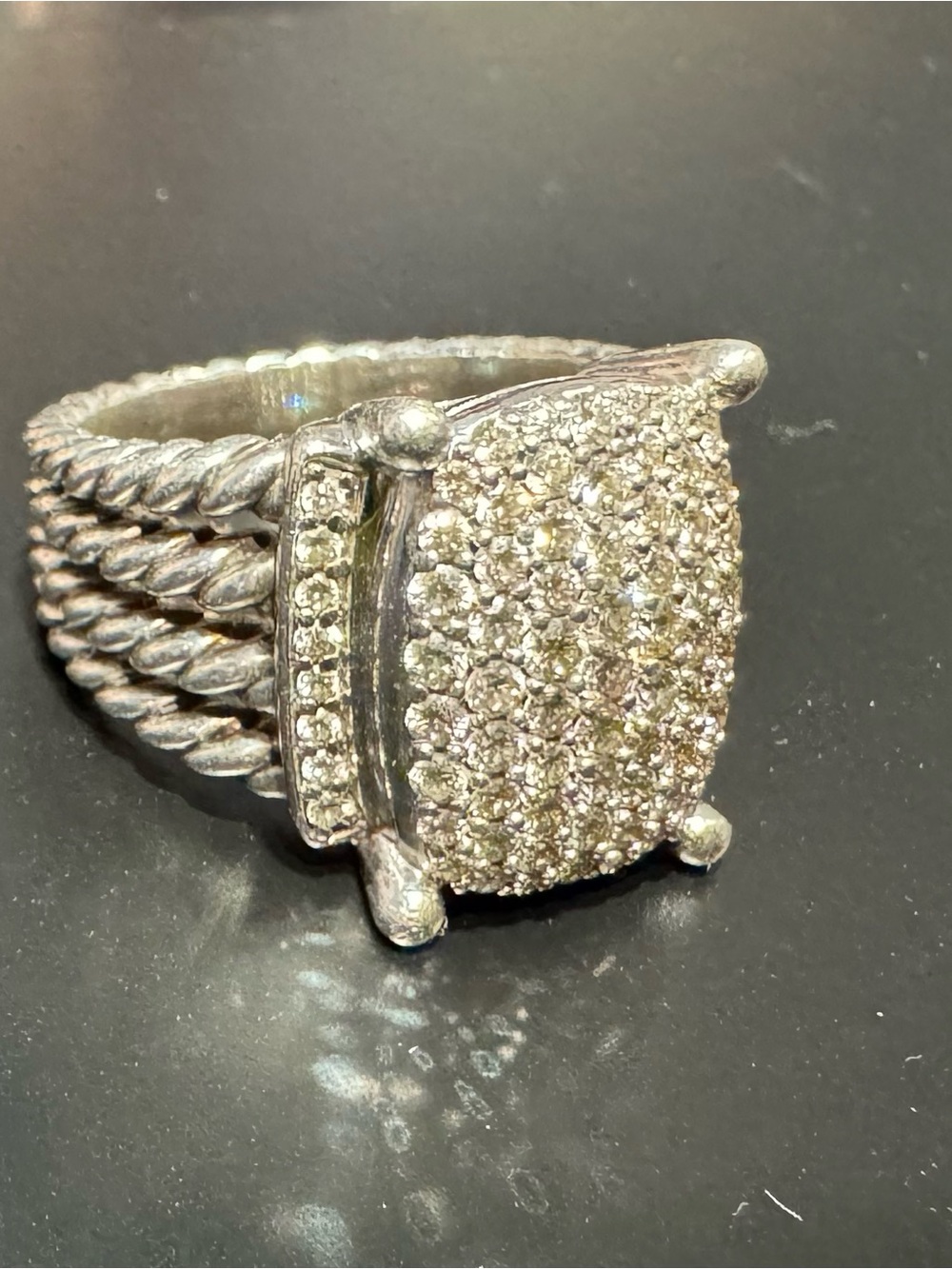 David Yurman Wheaton Diamond Ring - Picture 4 of 6